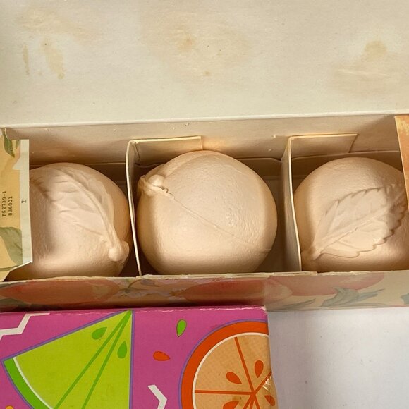 Vintage 2 Avon Soaps Peach Orchard and Citrus Scents Soap Sets - Picture 3 of 6